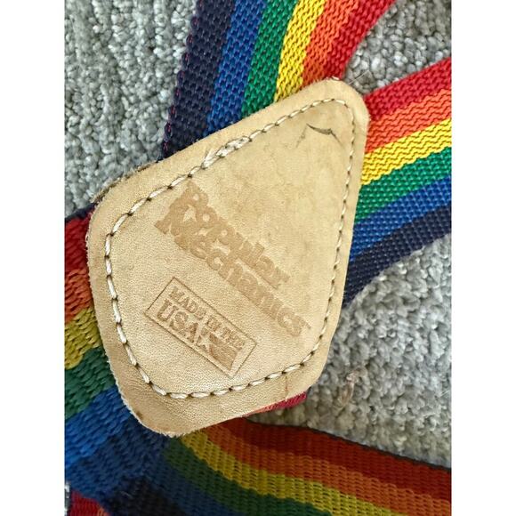 Popular Mechanics Vintage Rainbow OS suspenders - Picture 3 of 3